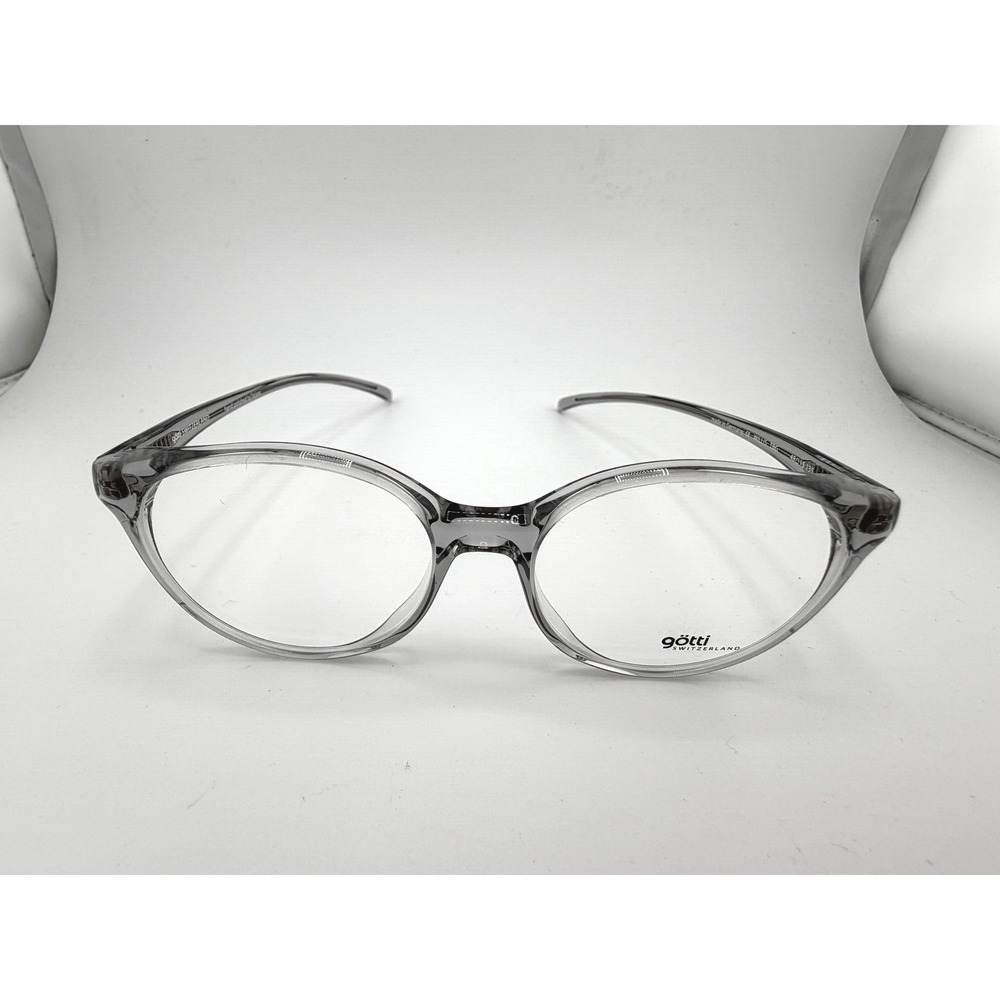 Gotti Switzerland Willis TBG Transparent Grey Round Eyeglasses 48-15-135 Germany